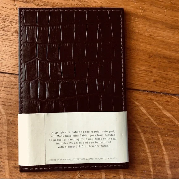 Note/Card Holder - Espresso Brown - Picture 2 of 8